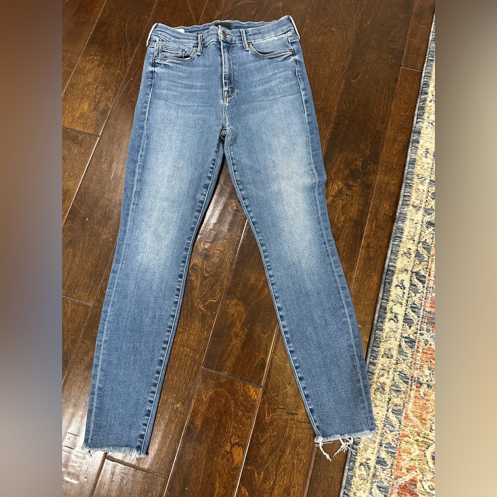 MOTHER Blue Skinny Jeans